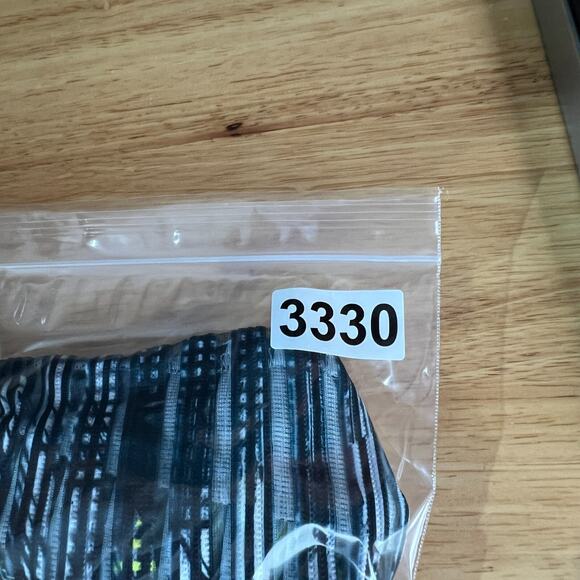 IC Connie K Jacket Womens S Colorful Striped Mesh Lightweight Edgy Ribbed - Picture 8 of 8